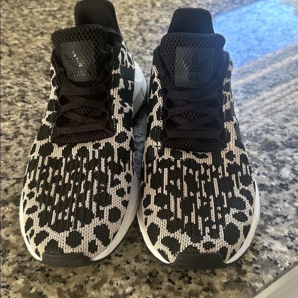 Adidas Monochrome Patterned Sneakers